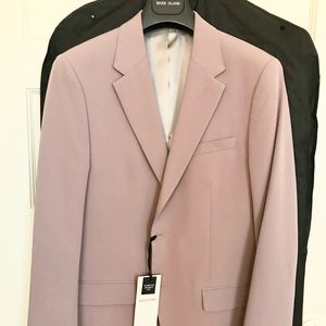 Mauve Blazer Skinny Fit
